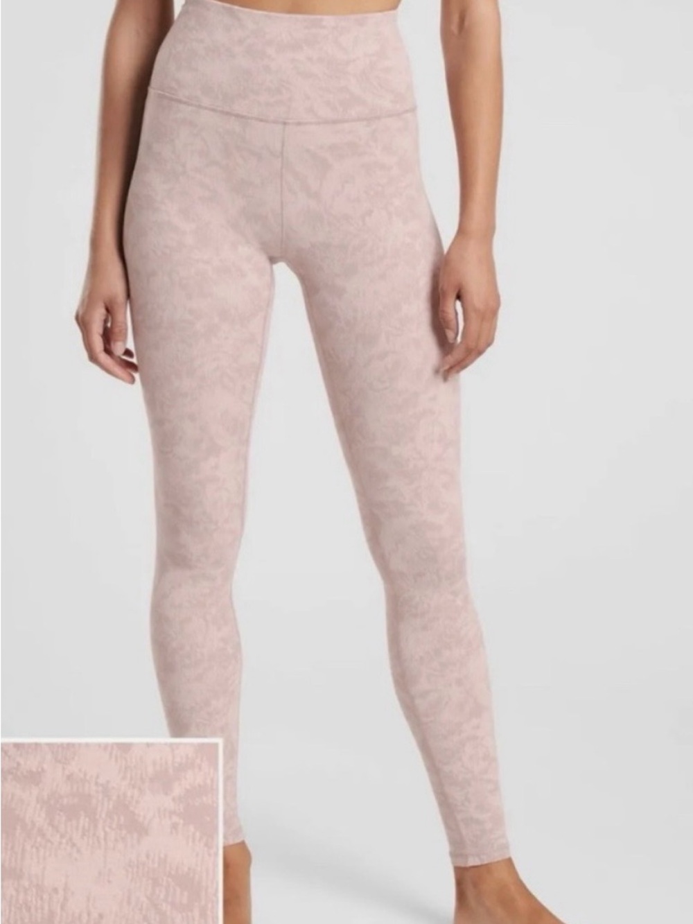 Althleta Pink Elation Textured Tight & Bra Top